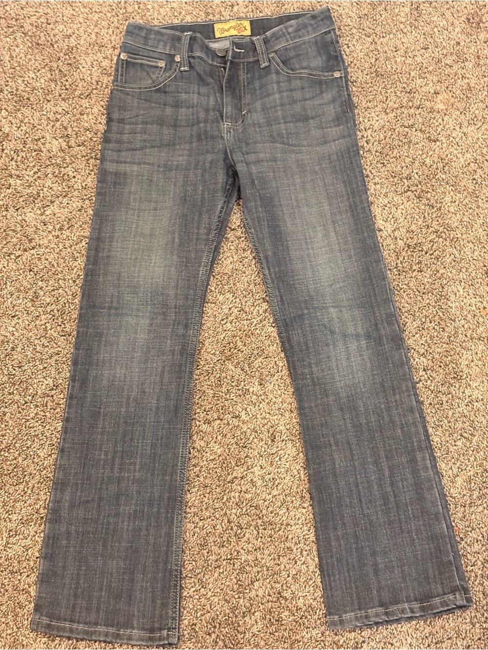 Wrangler Kids Blue Straight-Leg Jeans
